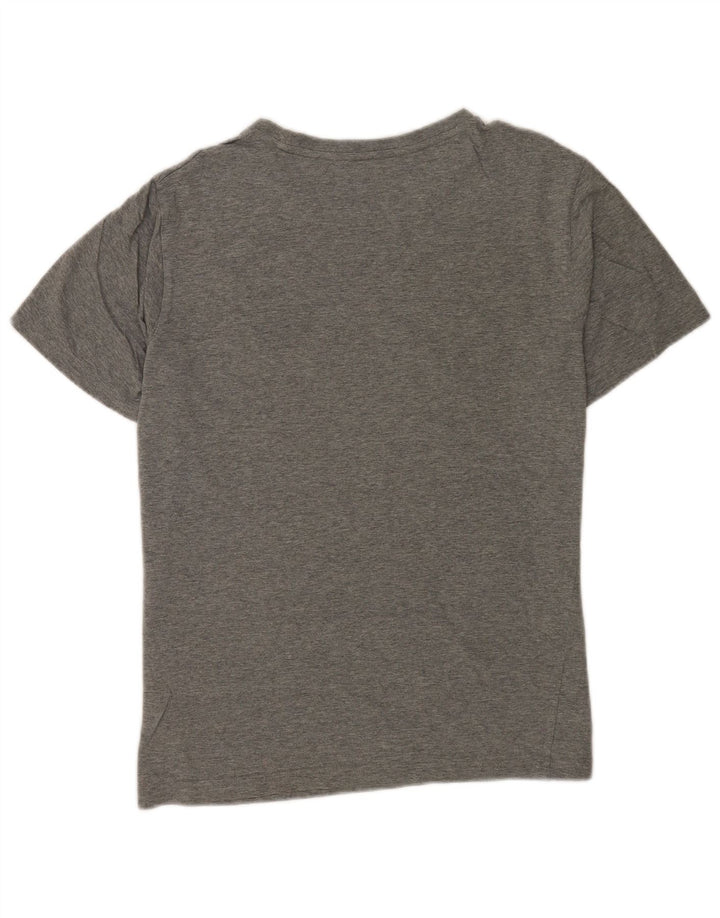 Puma T-Shirt Graphique Homme Gris Moyen Moucheté Coton