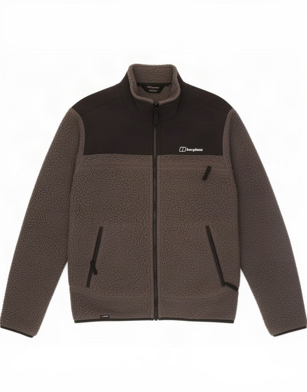 Berghaus Veste Polaire Homme UK 38 Gris Moyen Colorblock Polyester