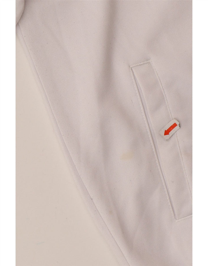 FILA Veste de survêtement graphique pour femme UK 16 Large Blanc Colorblock