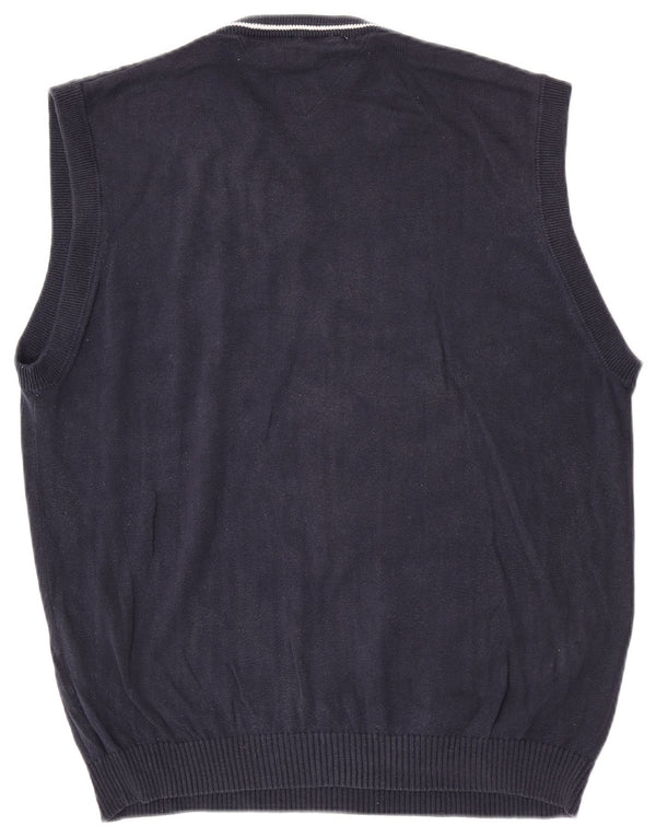 Tommy Hilfiger Débardeur pour homme en coton bleu marine Taille L