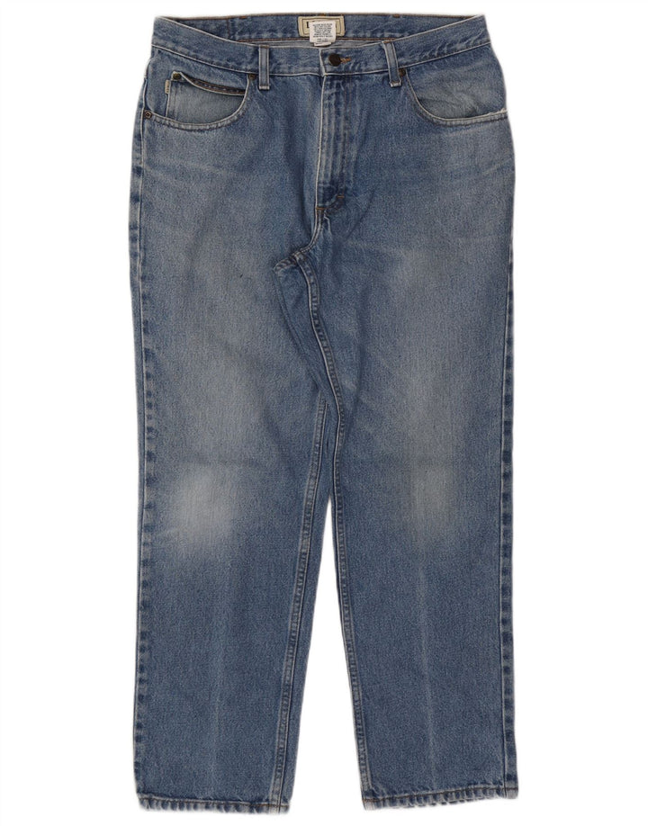 L.L.BEAN Jean droit coupe classique pour homme W34 L29 bleu coton