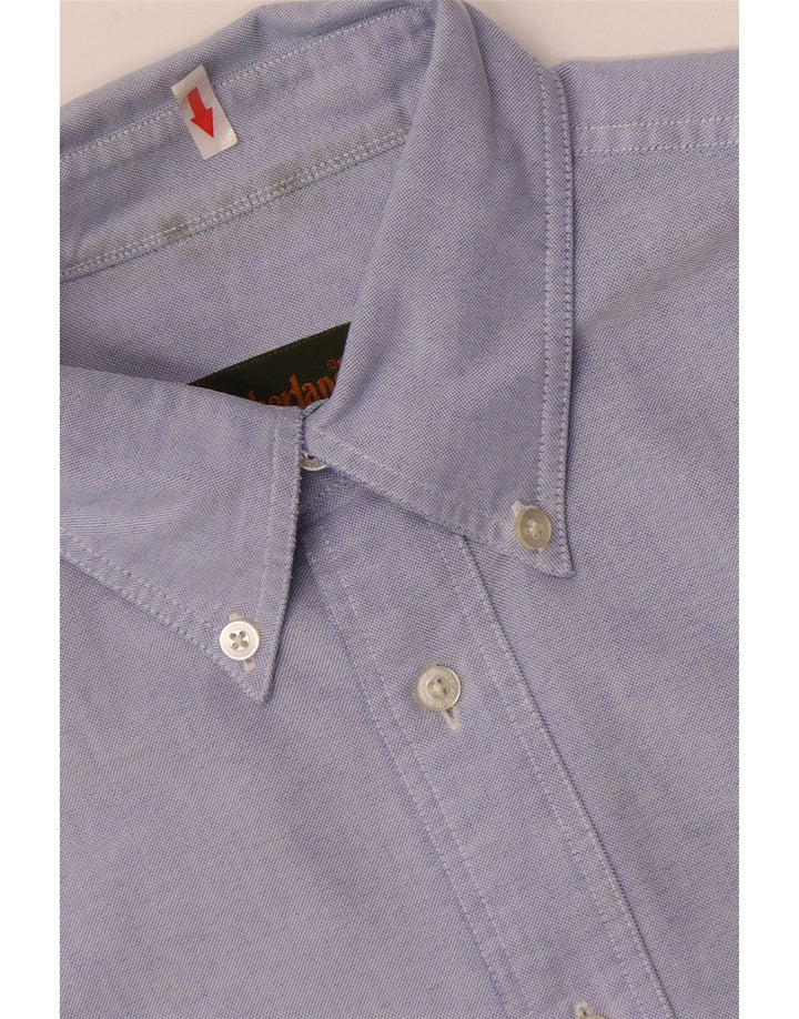 Timberland Chemise à Manches Courtes Homme Bleu Moyen Coton