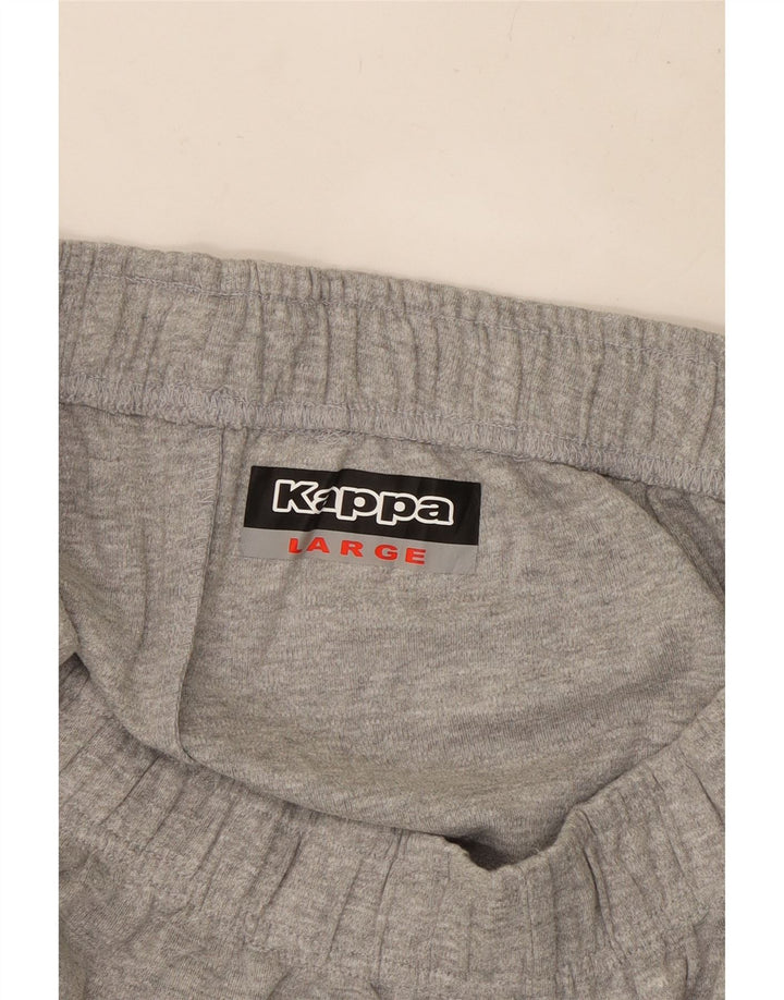 KAPPA Pantalon de survêtement pour homme Gris Taille L