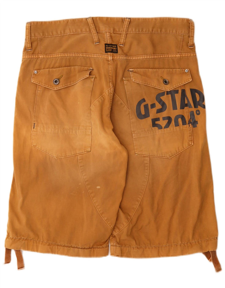 G-Star Short cargo graphique pour homme W34 Large en coton beige