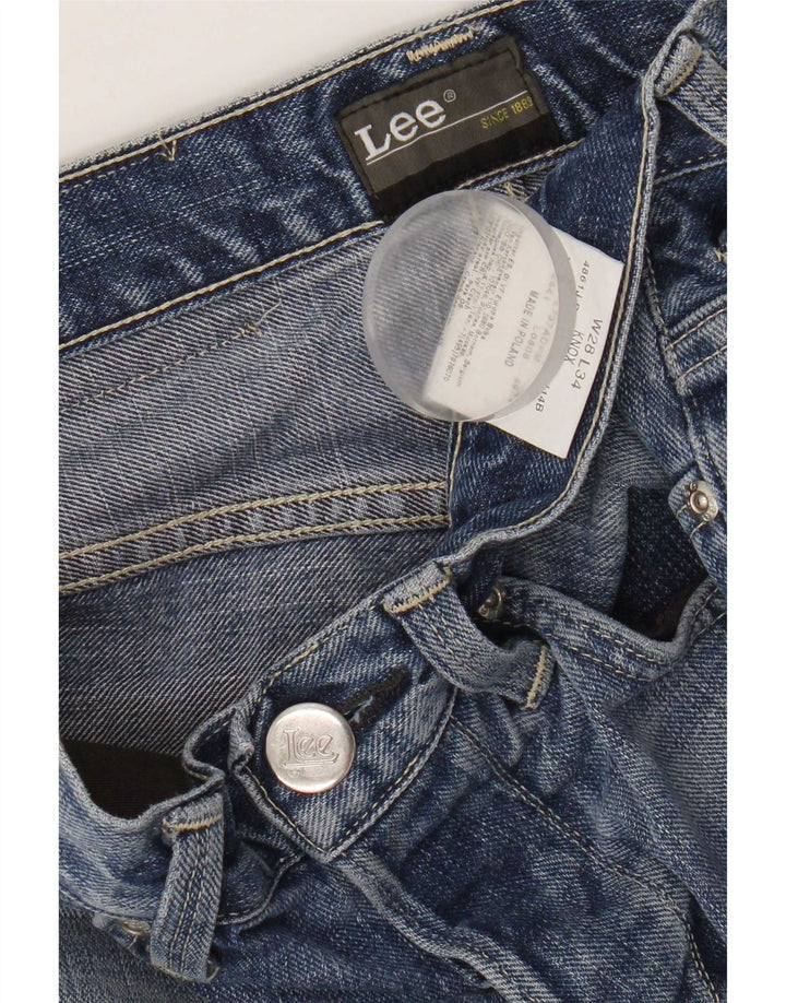 Lee Jean Droit Knox Femme W28 L28 Bleu Coton