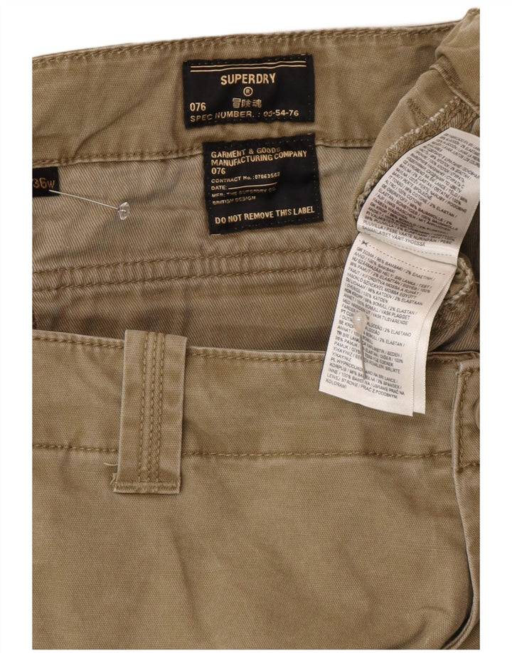 Superdry Short Cargo W36 Large Beige Coton Homme