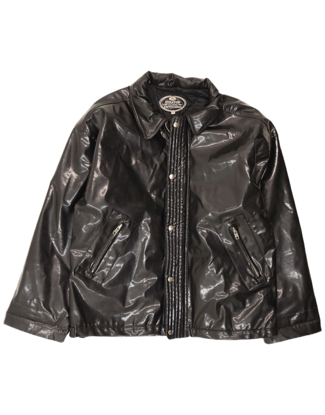 Veste Bomber Homme Vintage UK 44 2XL Noir