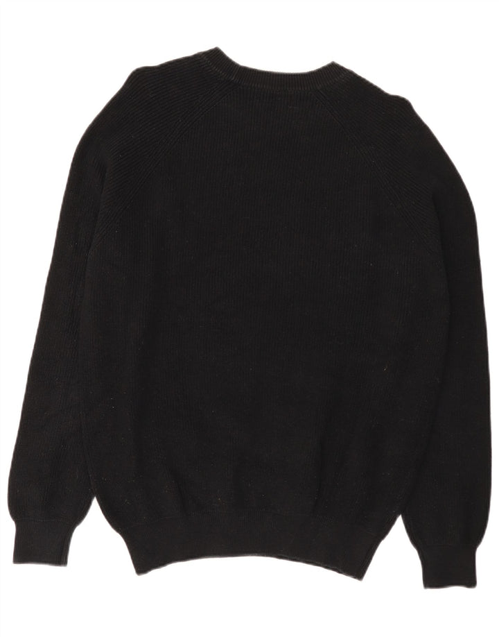 Zara Pull Col Bateau Homme Petit Noir Coton
