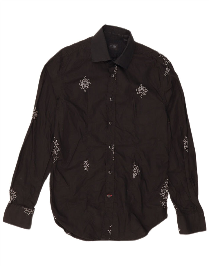 GUESS BY MARCIANO Chemise Homme Petit Noir Paisley Coton