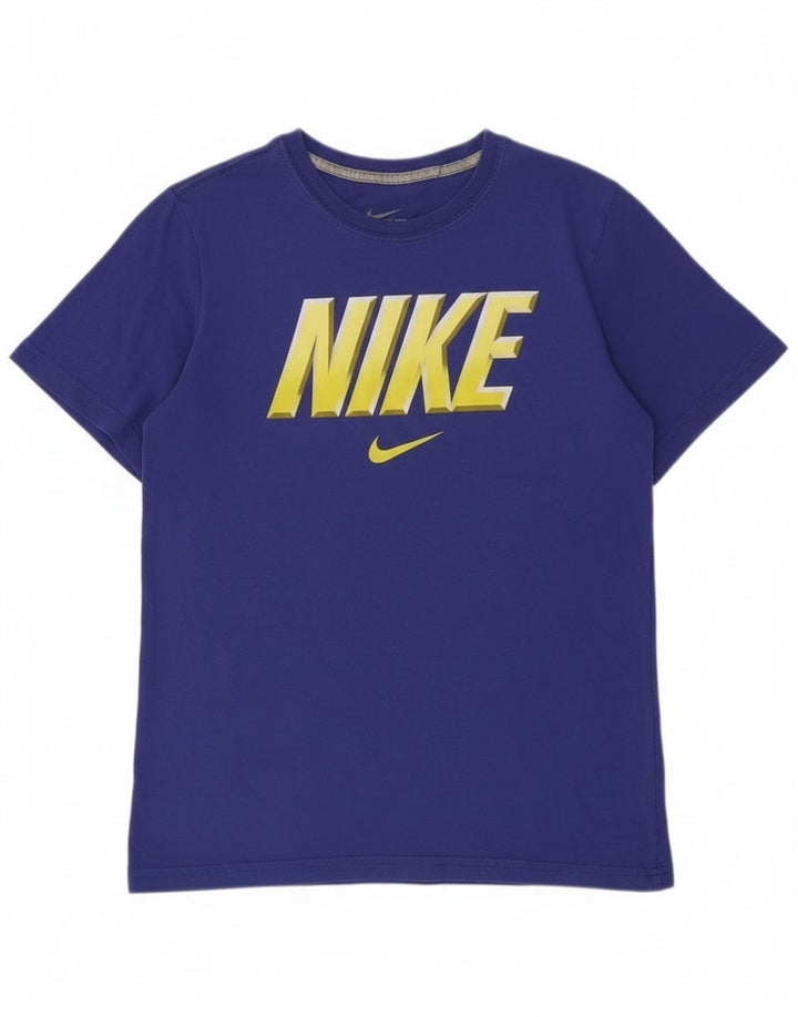 Nike T-shirt graphique pour garçon 10-11 ans Violet moyen
