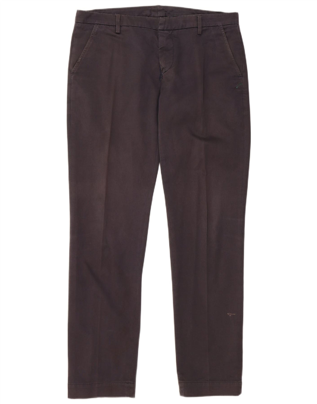Dondup Pantalon Chino Slim Homme W35 L33 Gris Coton
