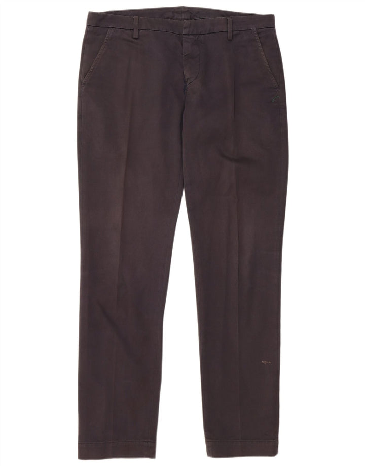 Dondup Pantalon Chino Slim Homme W35 L33 Gris Coton