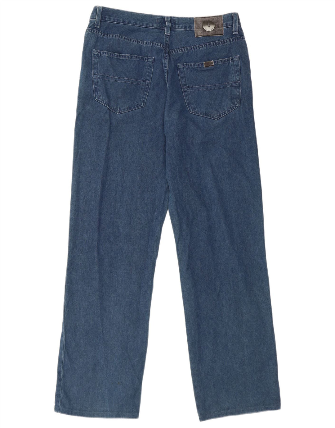 Trussardi Jean Droit W33 L30 Bleu Coton Homme