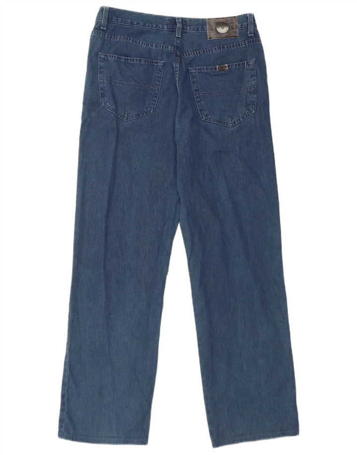 Trussardi Jean Droit W33 L30 Bleu Coton Homme
