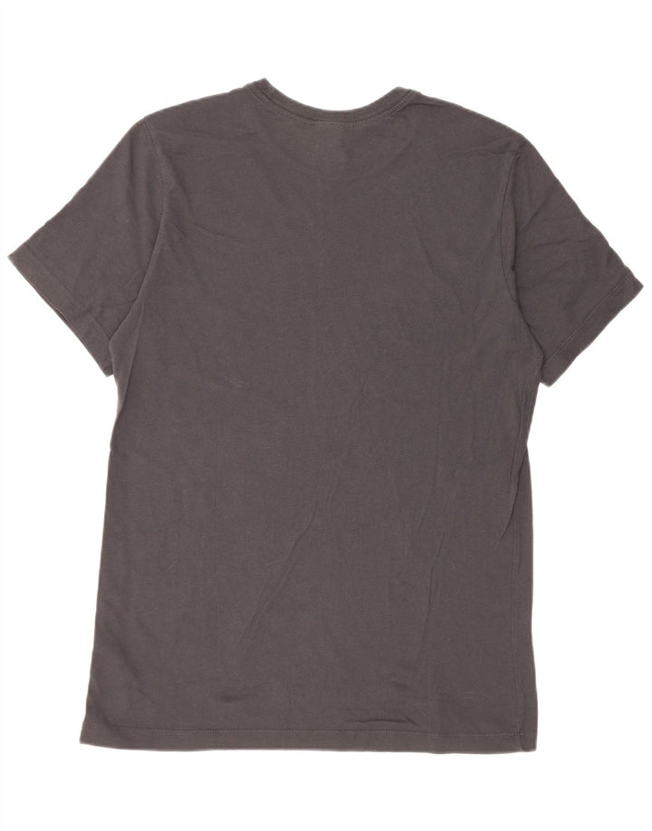 Nike T-Shirt Graphique Homme Gris Moyen Coton