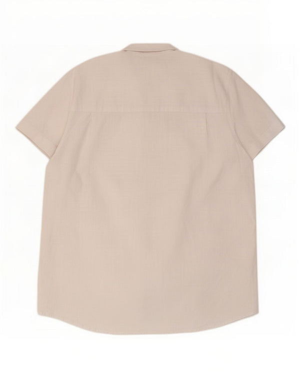 Mountain Warehouse Chemise à manches courtes pour homme XL en coton blanc