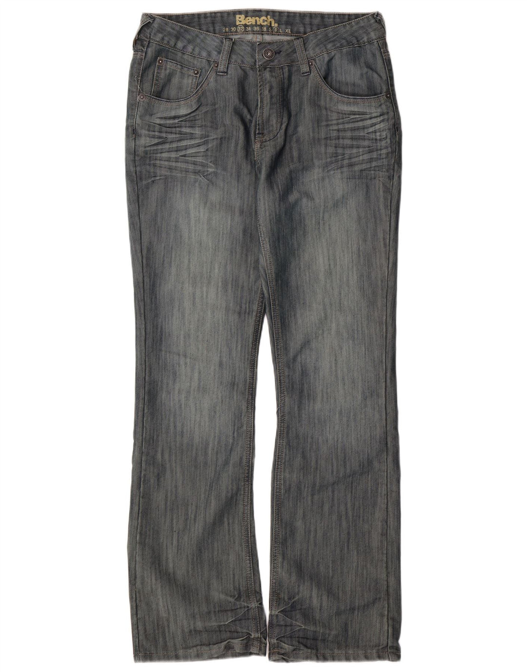 BENCH Jean Bootcut Coupe Regular Homme W32 L31 Bleu Coton