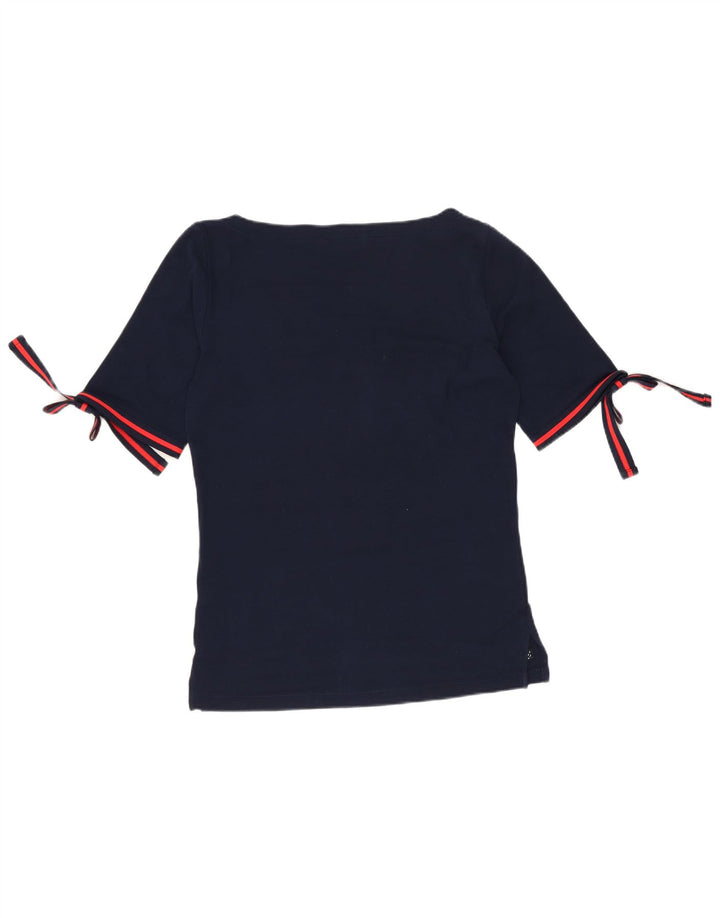 Ralph Lauren T-shirt pour femme UK 12 Bleu marine moyen