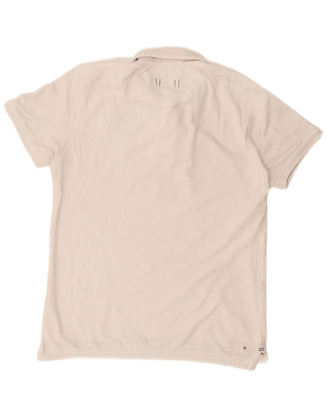 Fat Face Polo Graphique Homme Grand Blanc Coton