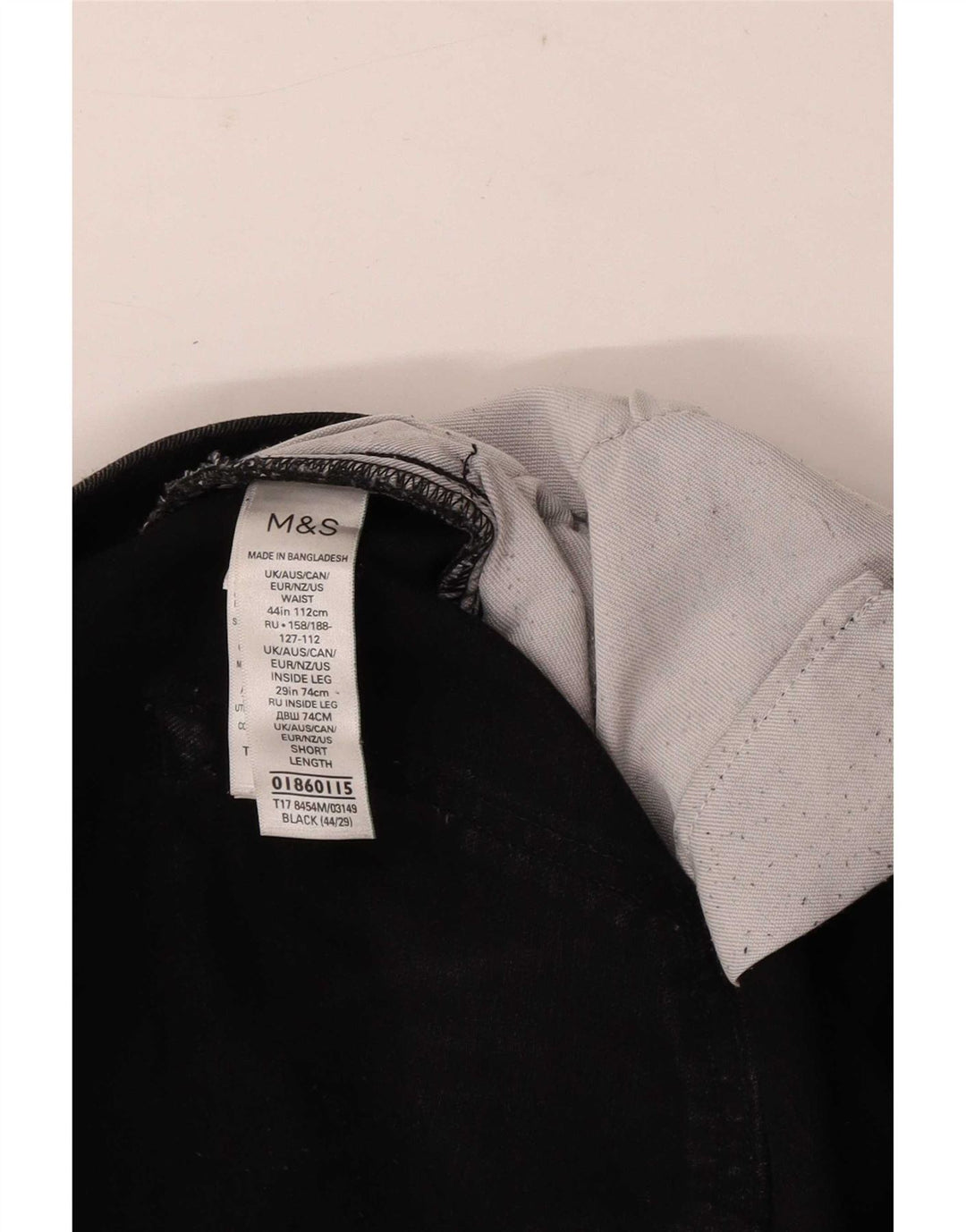 Marks & Spencer Jean droit homme W44 L29 coton noir