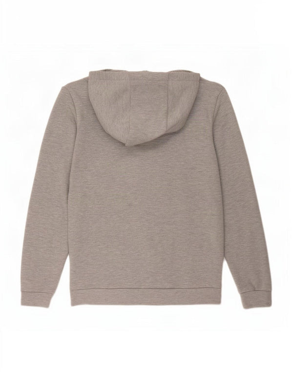 Nike Pull à capuche zippé pour homme Gris moyen Polyester