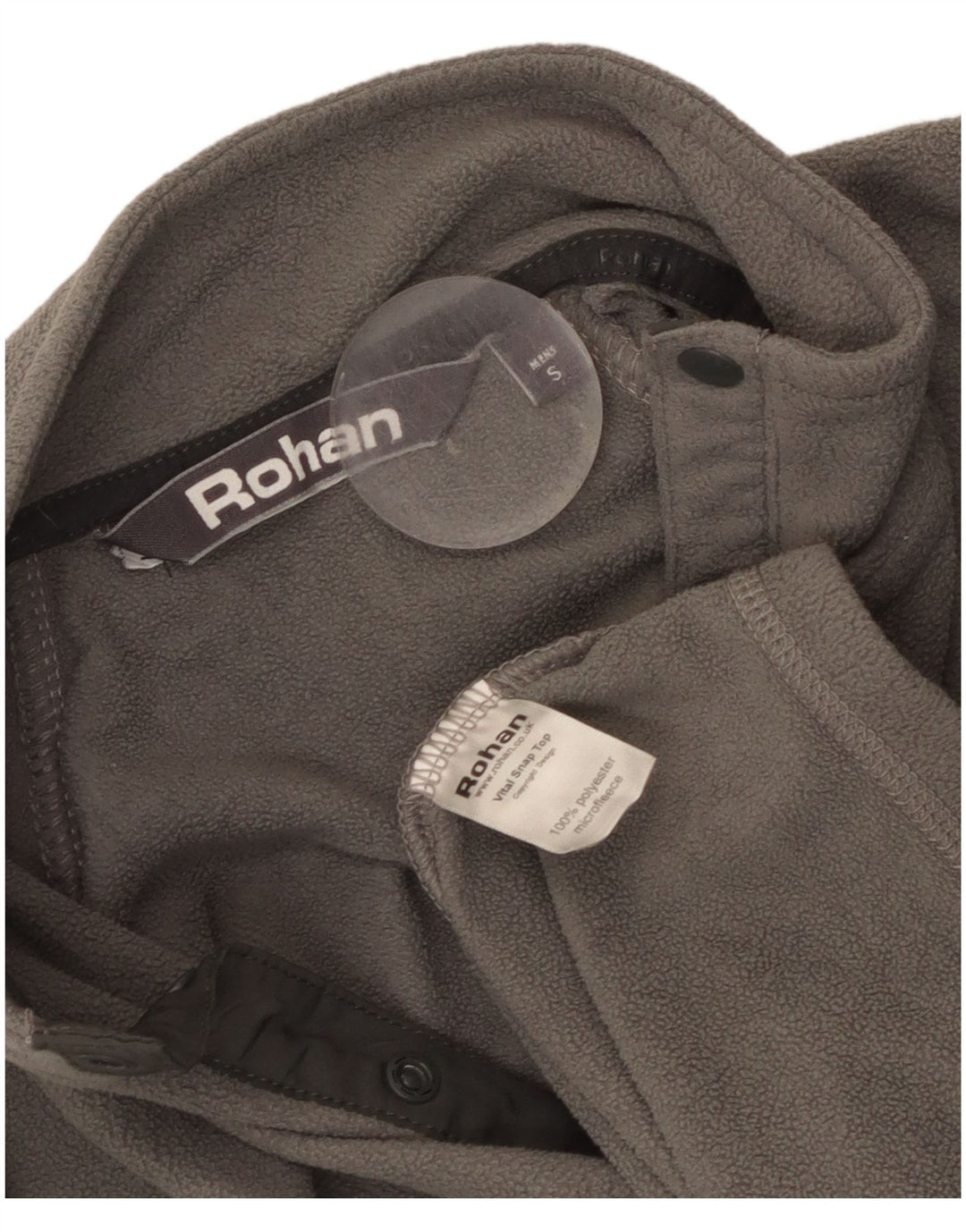 Rohan Pull polaire à col boutonné pour homme Petit gris Polyester