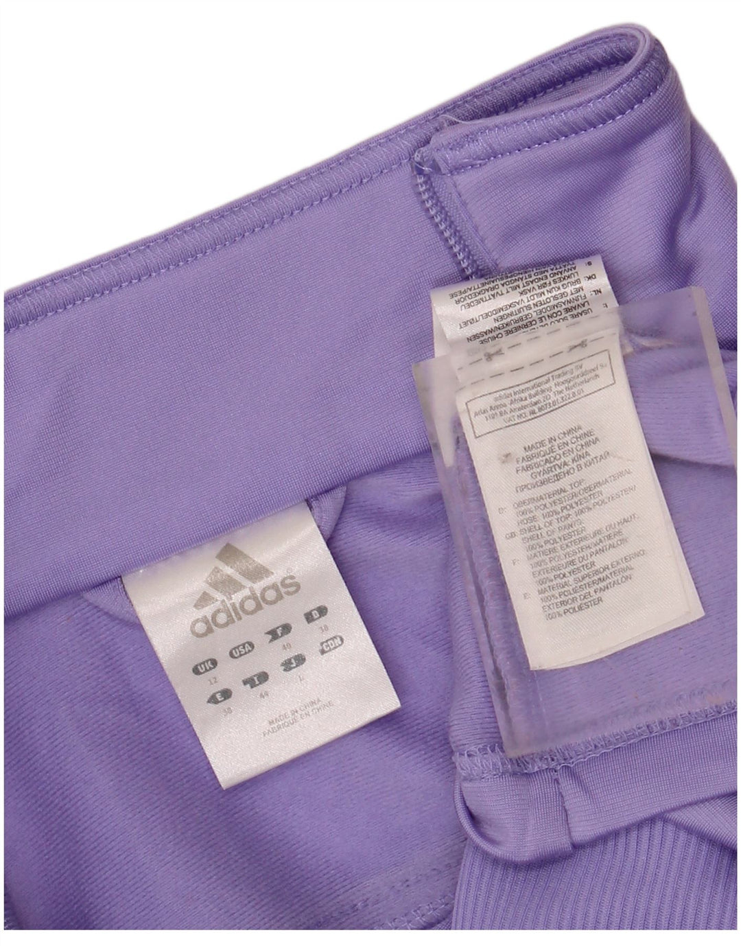 ADIDAS Veste de survêtement pour femme UK 12 Violet moyen Polyester