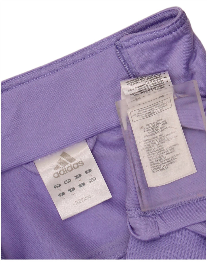ADIDAS Veste de survêtement pour femme UK 12 Violet moyen Polyester
