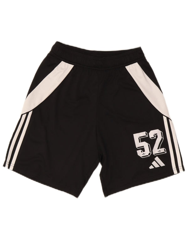 Adidas Short de sport Aeroready Graphic pour hommes, petit, noir, colour block