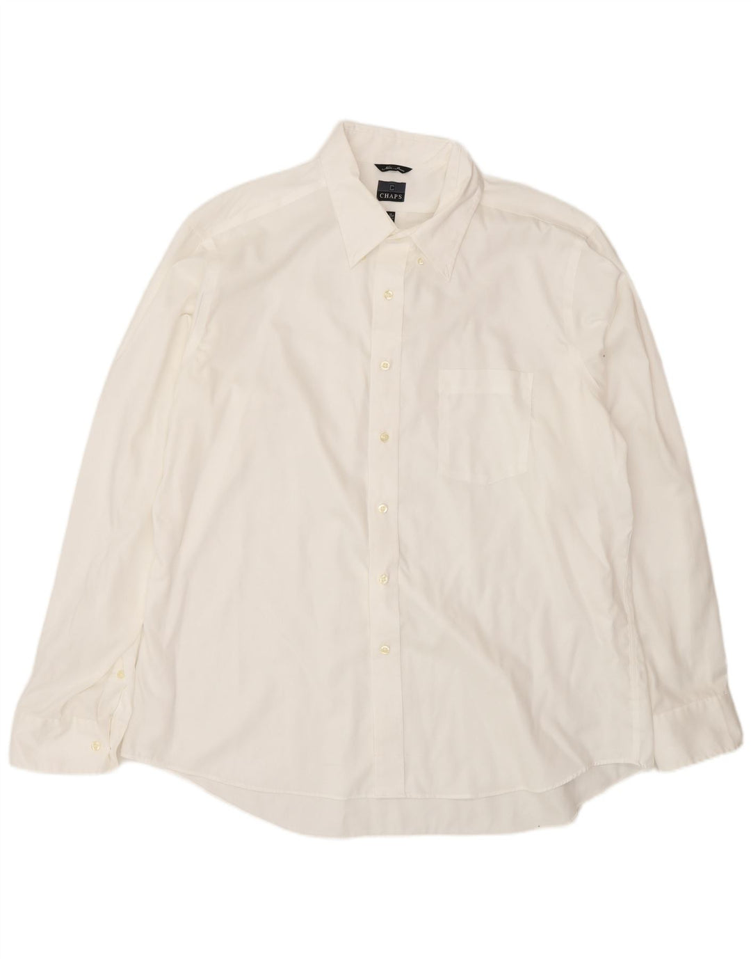 Chaps Chemise Homme Taille 18 2XL Coton Blanc