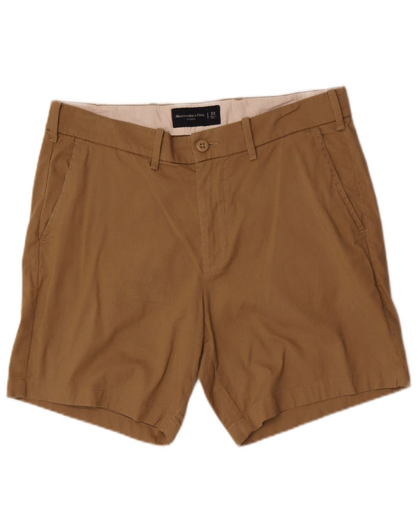 Abercrombie & Fitch Short Chino Homme W33 Coton Beige Moyen