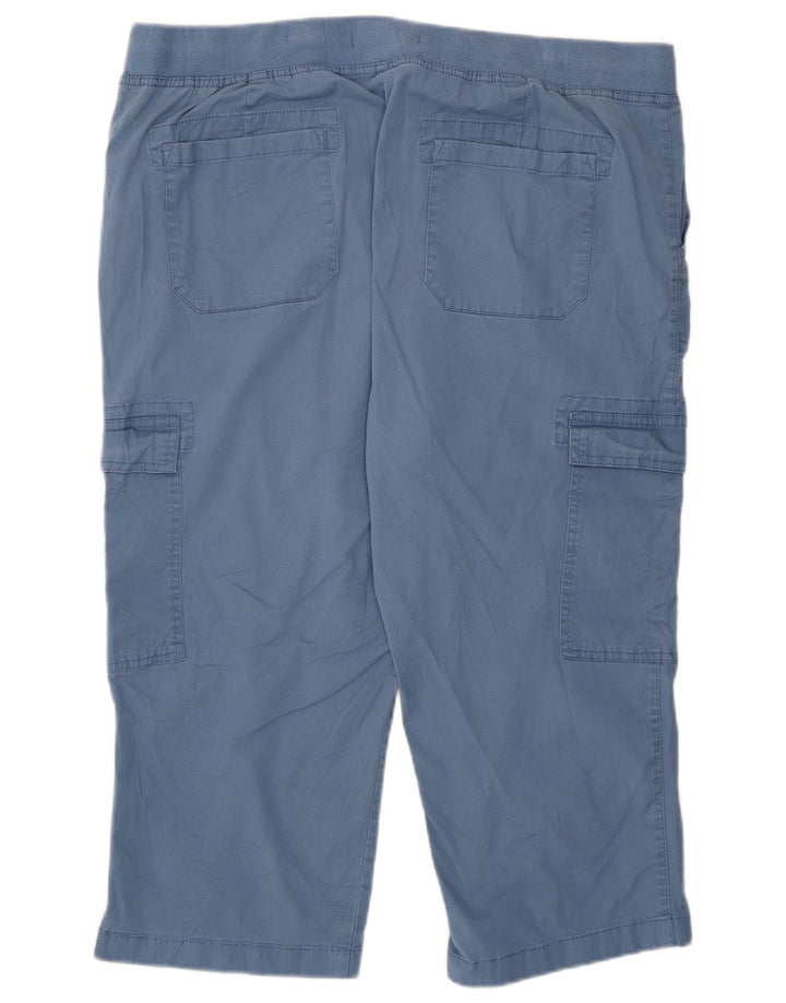 Chaps Pantalon de Survêtement Capri Femme UK 18 XL Bleu Coton