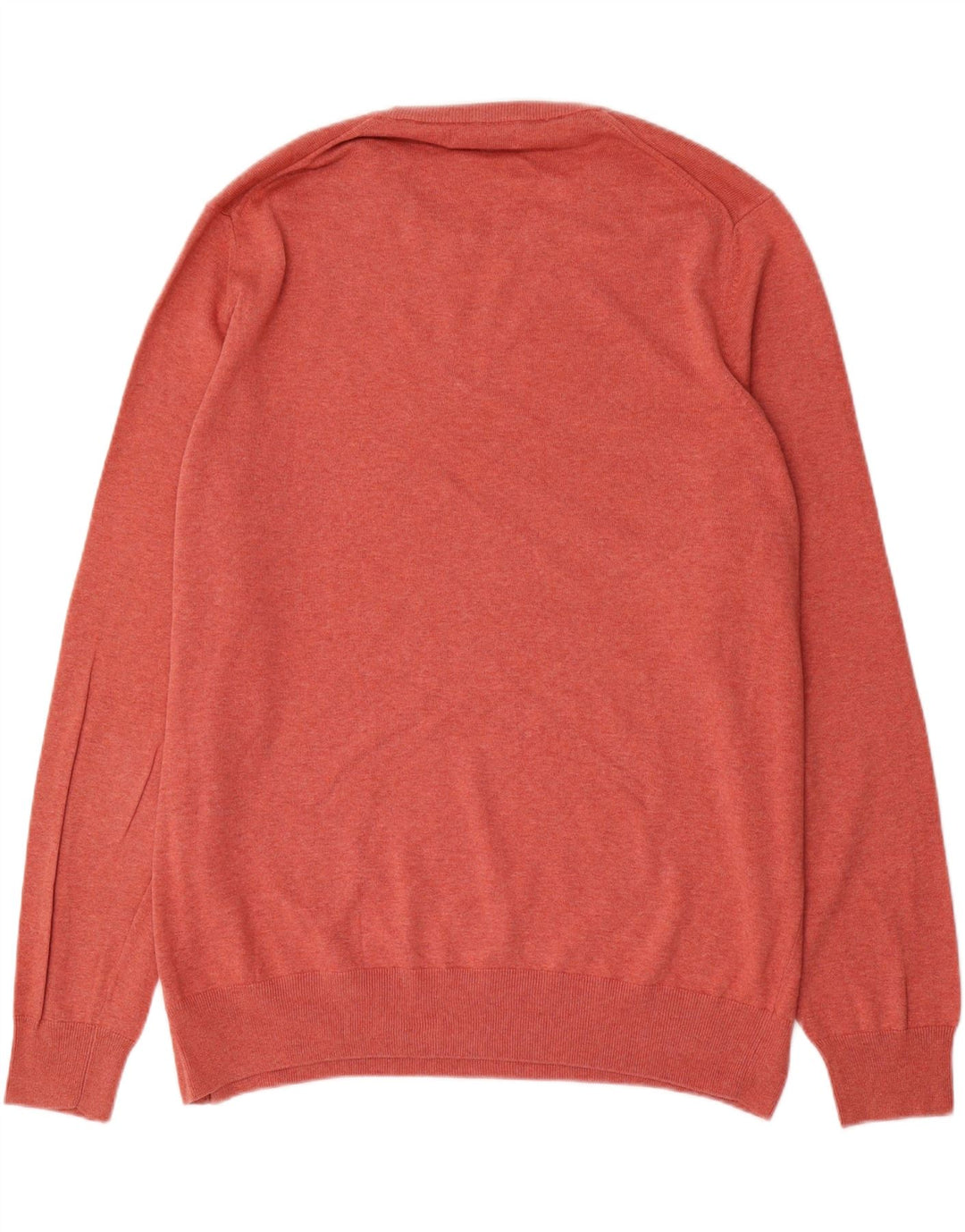 Marks & Spencer Pull à col rond pour homme en coton rouge 3XL