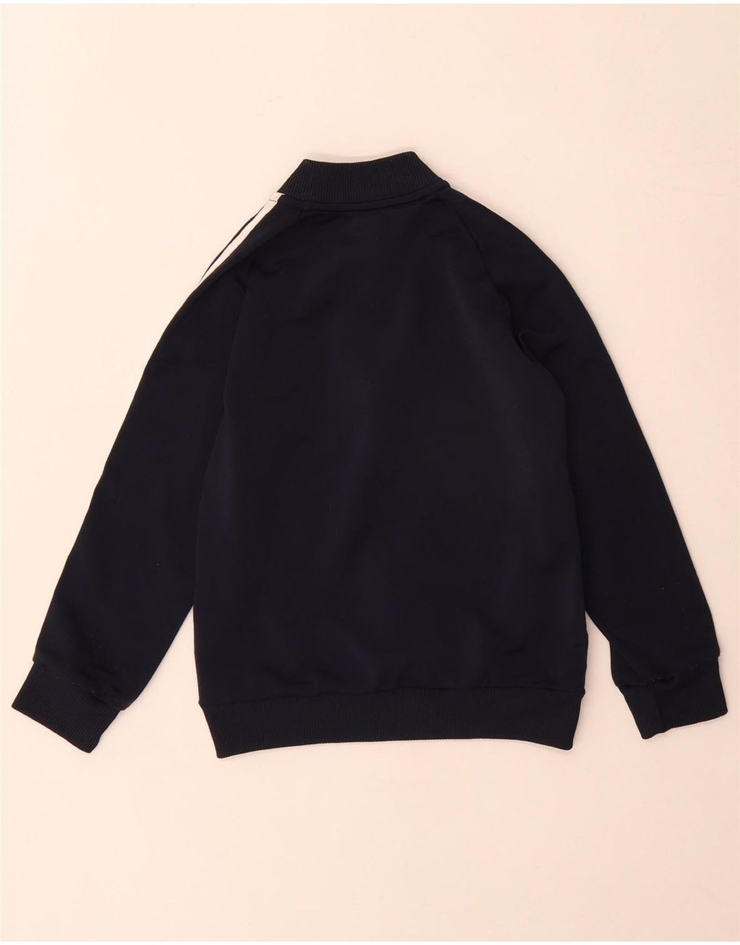 Veste de survêtement Adidas Garçon 6-7 ans Bleu Marine Polyester