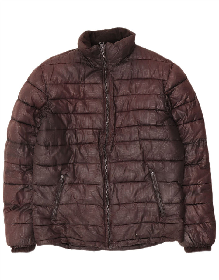 Jack & Jones Veste matelassée pour homme UK 40 Large Marron