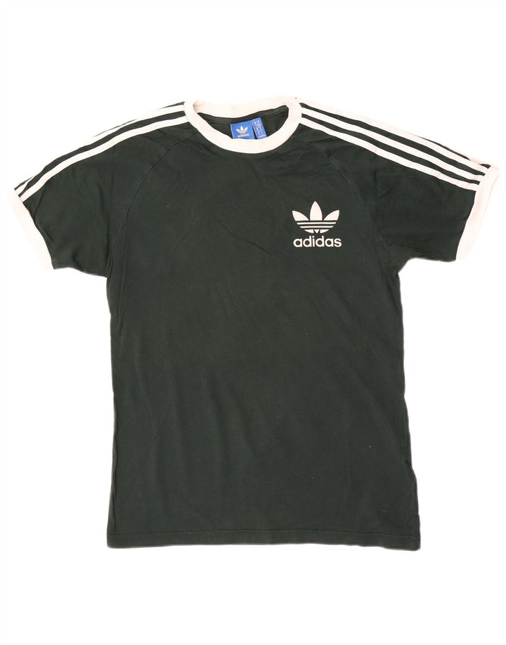 Adidas T-Shirt Graphique Homme Vert Moyen Coton