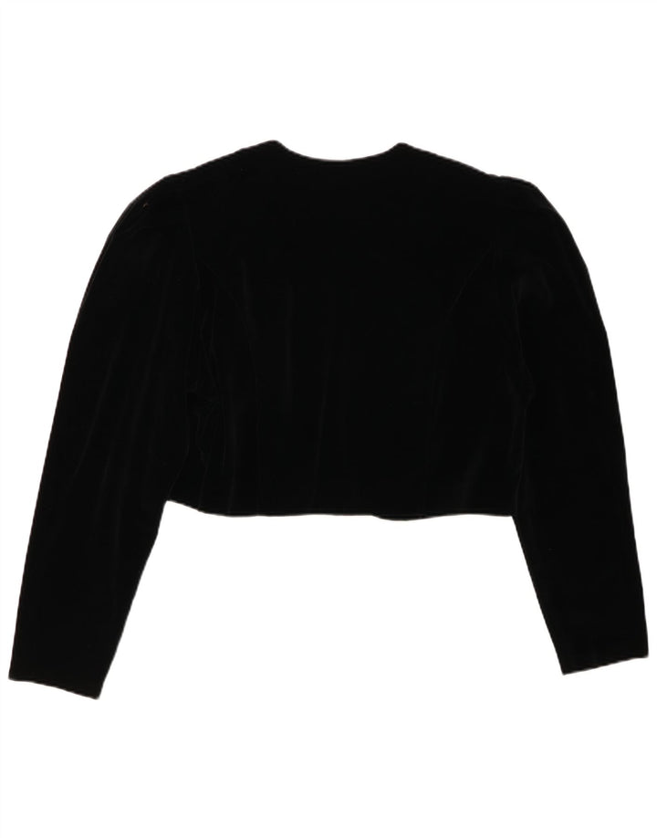 CHOU CHOU Boléro pour femme UK 14 Large Noir