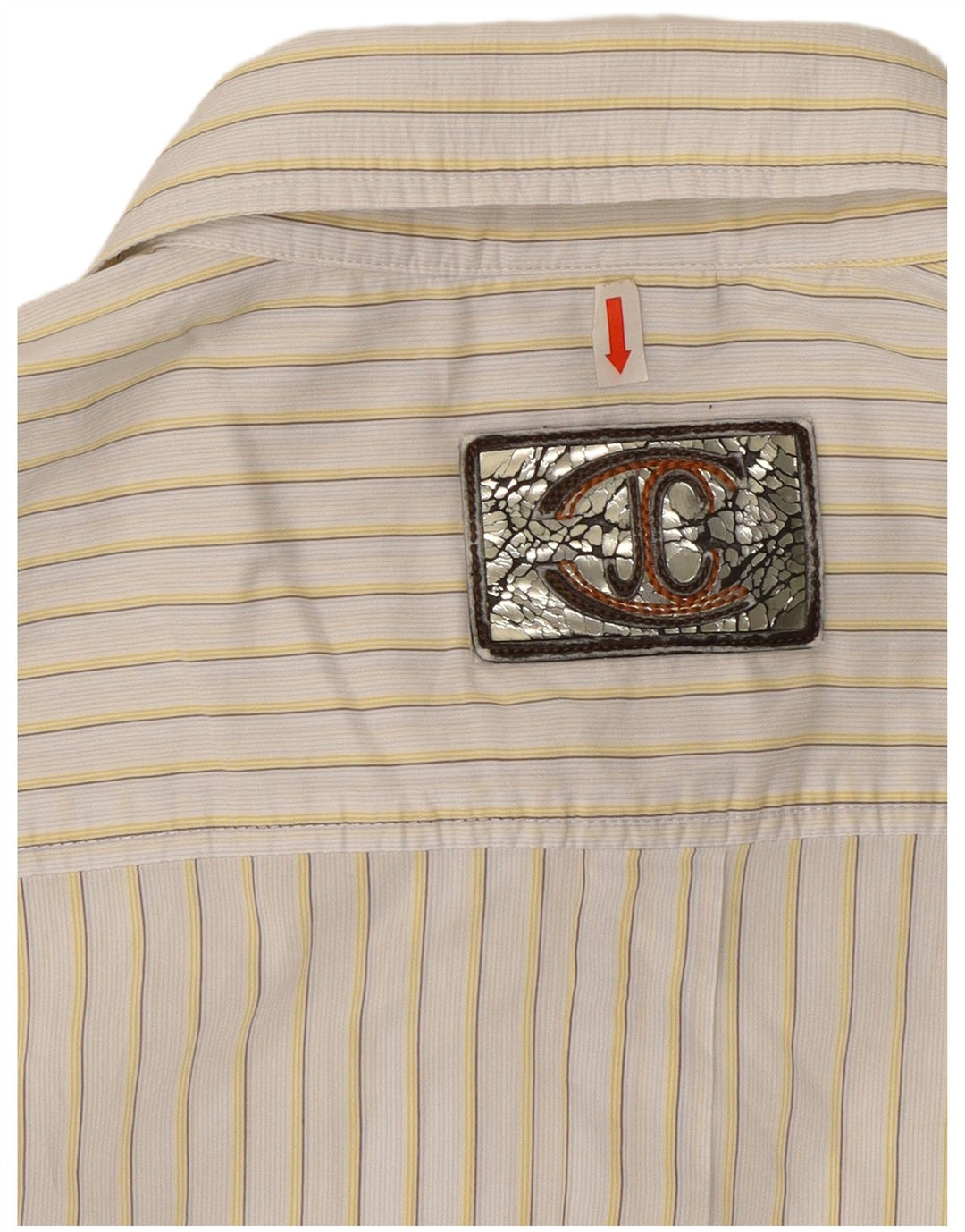 Just Cavalli Chemise homme 3XL Blanc à fines rayures