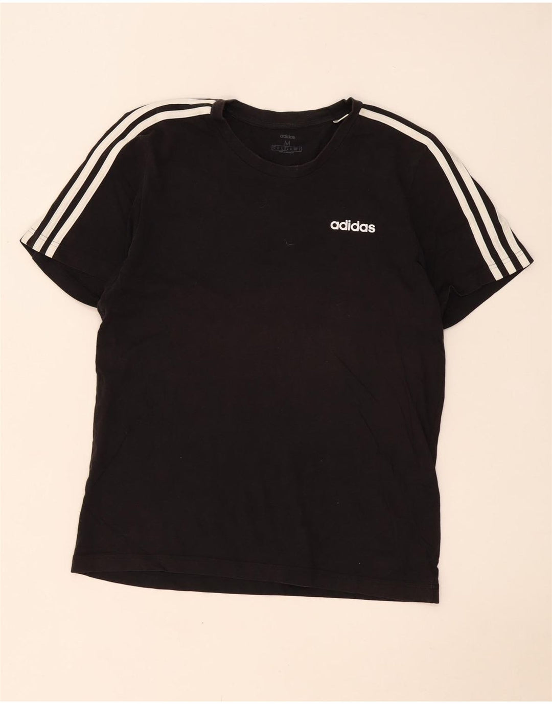 Adidas T-Shirt Homme Haut Noir Moyen Coton