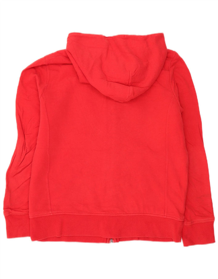 Gap Pull à capuche zippé graphique pour hommes, grand coton rouge
