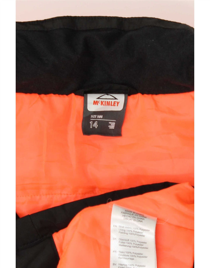 MC Kinley Veste de pluie à capuche fille 13-14 ans Noir Polyester