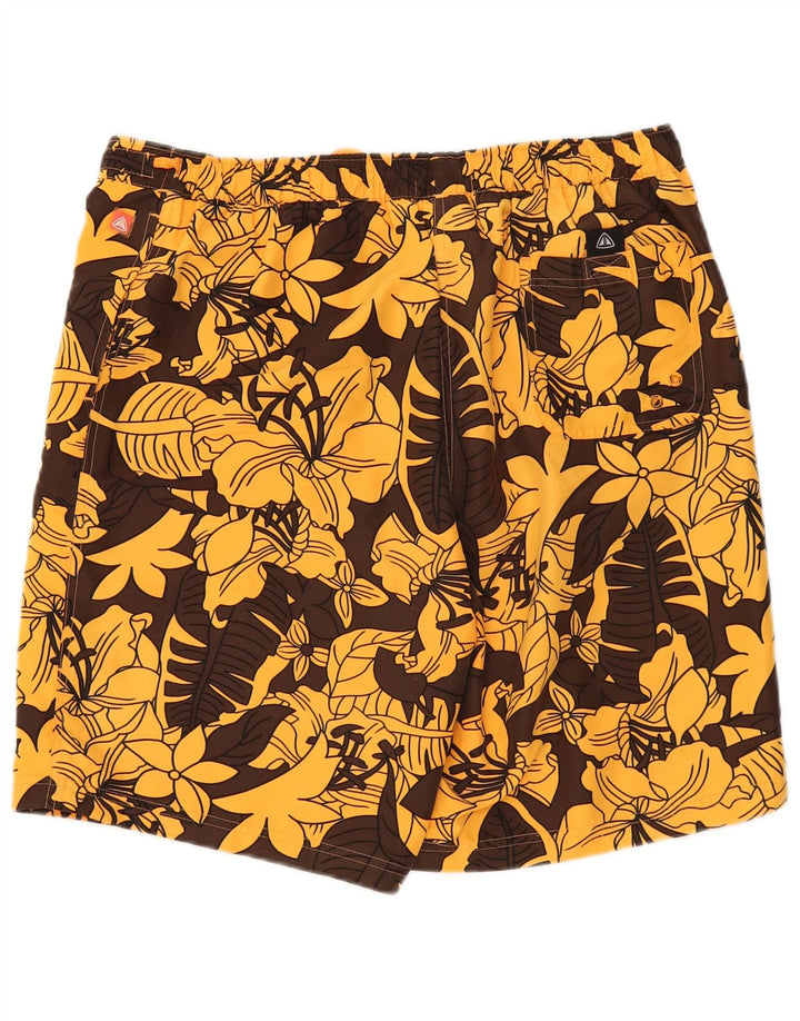 Firefly Short de bain pour homme en polyester floral marron