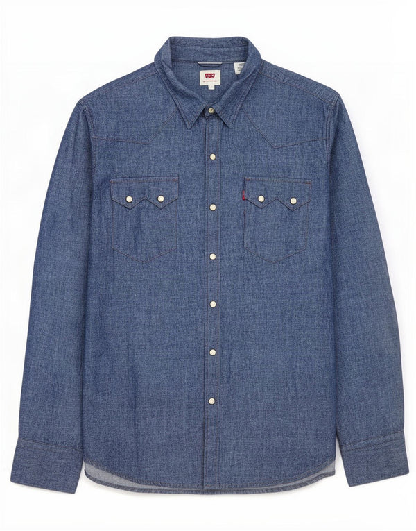 Levi's Chemise en Jean Large Homme Bleu Coton