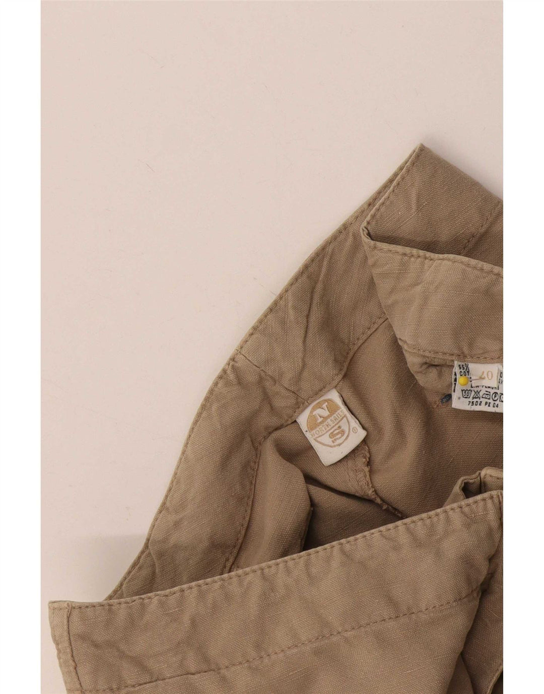 North Sails Pantalon Capri Femme EU 40 Medium W30 L22 Coton Beige