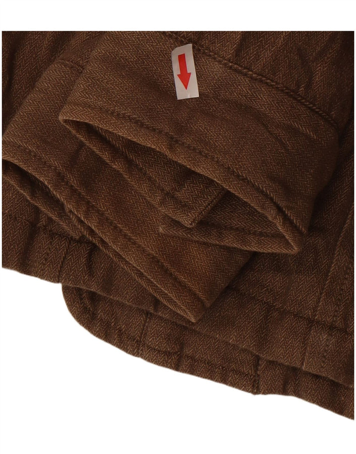 Marlboro Classics Veste utilitaire pour femme EU 44 XL Coton à chevrons marron