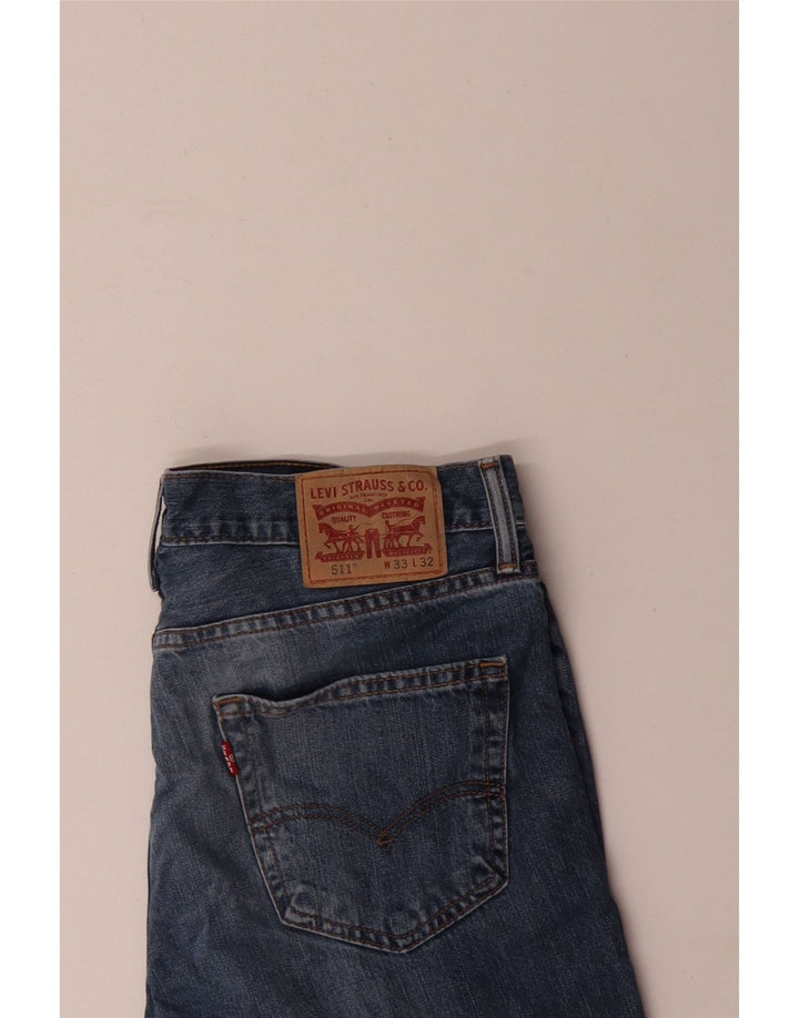 Levi's Jean Slim 511 Homme Bleu W33 L32 Coton