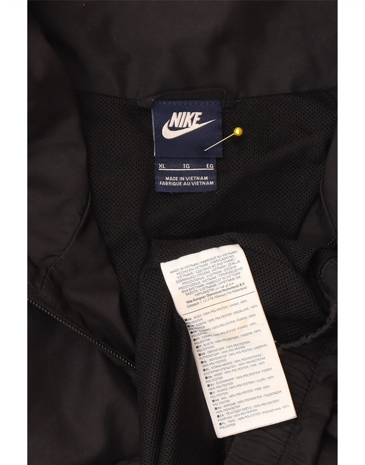 Nike Veste de survêtement pour homme XL Noir Colorblock Polyester