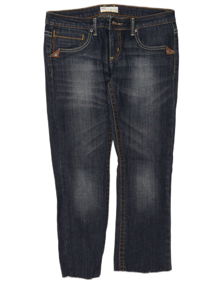 LEE Jean Court Femme W31 L25 Bleu Coton