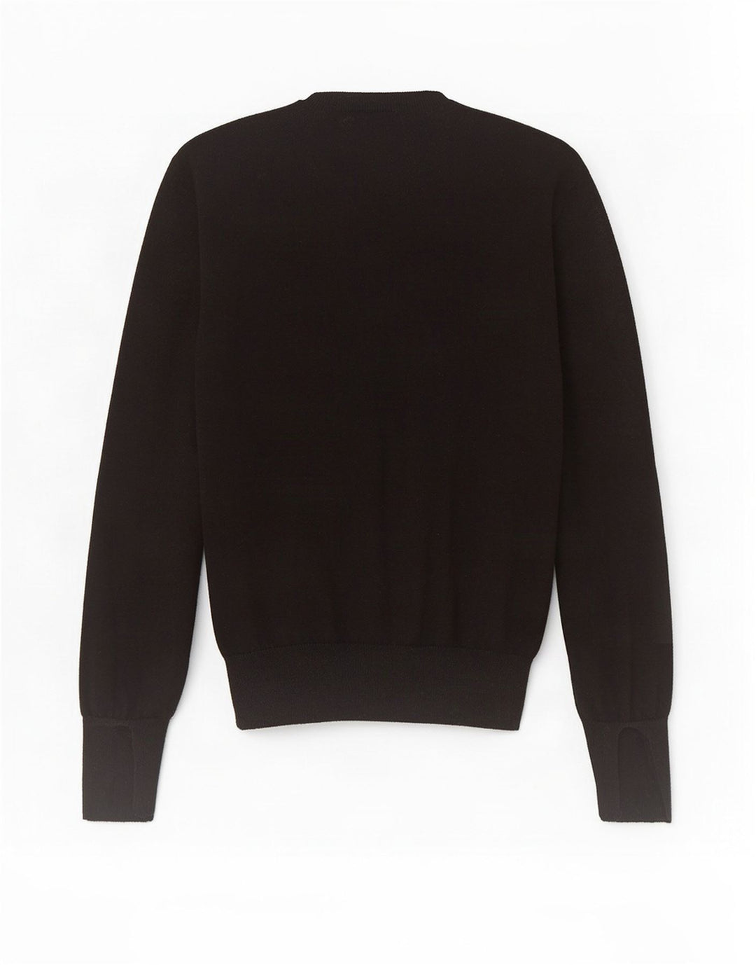 Zara Pull court à col rond pour femme UK 12 Noir moyen