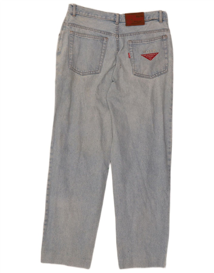 Jean droit homme vintage W34 L30 coton bleu
